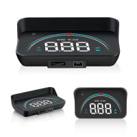 HUD รถ Head Up จอแสดงผล OBD2 EUOBD Speedometer Monitor บนกระดานคอมพิวเตอร์กระจกโปรเจคเตอร์ดิจิตอลอิเล็กทรอนิกส์ Auto Accessorie