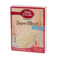 สินค้านำเข้า? Betty Crocker Cake Mix White 461g เบ็ตตี้คร็อกเกอร์เค้กมิกซ์ไวท์ 461g