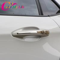 Color My Life Car Door Handle Protection Cover Sticker For Peugeot 208 2008 3008 207 308 407 For Citroen C4 C6 Accessories