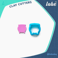 Cauldron Shape A Clay Cutter/ Clay Tools/ Polymer Clay Cutter/ แม่พิมพ์กดดินโพลิเมอร์รูปทรงหม้อคลอดรอน A