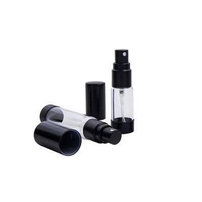 5ml/10ml 5ml/10ml Transparent Glass Refillable Portable Spray Perfume Bottle with Base