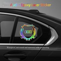 Car Body Color Laser Decoration Car Logo Stickers Are Noble and Dazzling for Audi A1 A2 A3 A4 A5 A6 A7 A8 S3 S4 S5 S6 S7 S8 Accessories