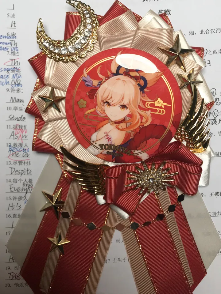 Anime Watashi ni Tenshi ga Maiorita! Precious Friends Hoshino Miyako Badge  Cosplay Costume Garniture Itabag Bedge Brooch Pin Toy - AliExpress