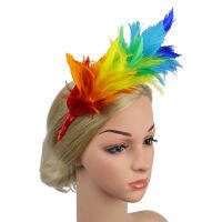 Boho Feather Hairband แฟชั่น Carnival Party Head ตกแต่ง Dance Performance ผม Band เทศกาลฮาโลวีนอุปกรณ์เสริมผม