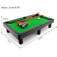 【LZ】❆◕  Mini Pool Table Tabletop Desktop Billiards Snooker Game with 2 Sticks   Balls Home Office Desk Stress Relief Games