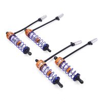 4Pcs Metal Front and Rear Shock Absorber for ZD Racing DBX-10 DBX10 1/10 RC Car Upgrade Parts Spare Accessories