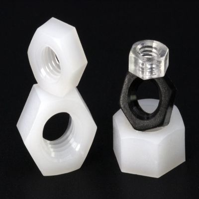 Nylon plastic nut cap black and white transparent color M2M2.5M3M4M5M6M8M10M12-M16