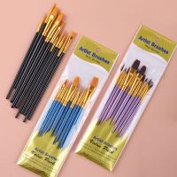 2Pack 10Pcs Paint Brushes for Acrylic Water Color Painting Brushes for Kids Miniature Paint Brushes Easter Egg Face Painting