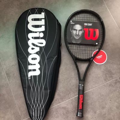 ★New★ Wilson Wilson small black racket brand new full carbon single racket has been threaded full carbon original billet tennis racket PS97