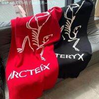 ผ้าห่ม Arcteryx Niaojia,ผ้าคลุมผ้าคลุมไหล่ผ้าผสมแฟชั่นแคชเมียร์ผ้าห่มกลางแจ้งสบายๆหนังสือสีแดงเล็กๆผ้าตาข่ายผ้าห่มพักกลางวันสไตล์สีแดง