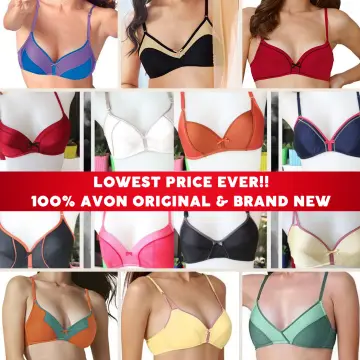 AVON Kas/ Cam/ Ica// Eli/ Zia/ Rae/ Ann EVERYDAY COMFORT Soft Cup Non Wire  Bra ( SIZE 32A, 32B, 34A, 34B, 36A, 36B, 38a, 38b)