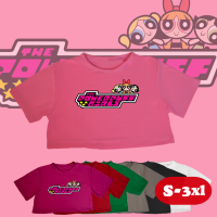 ‼️พร้อมส่ง‼️ powerpuff girl  เสื้อครอป พาวเวอร์พัฟฟ์เกิลส์ [S-3XL] อก 32นิ้ว - 50  นิ้ว