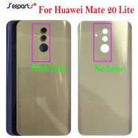 New For Huawei Mate 20 Lite Battery Cover Back Glass Panel Rear Door Housing Case Replacement Mate 20Lite Battery Cover 20 Lite