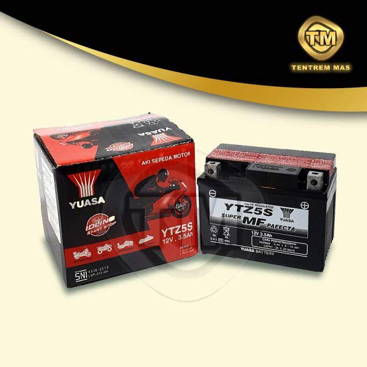 Aki Motor Yamaha MX King 150 Yuasa RBTZ-5S GTZ5S / YTZ5S / MTZ5S