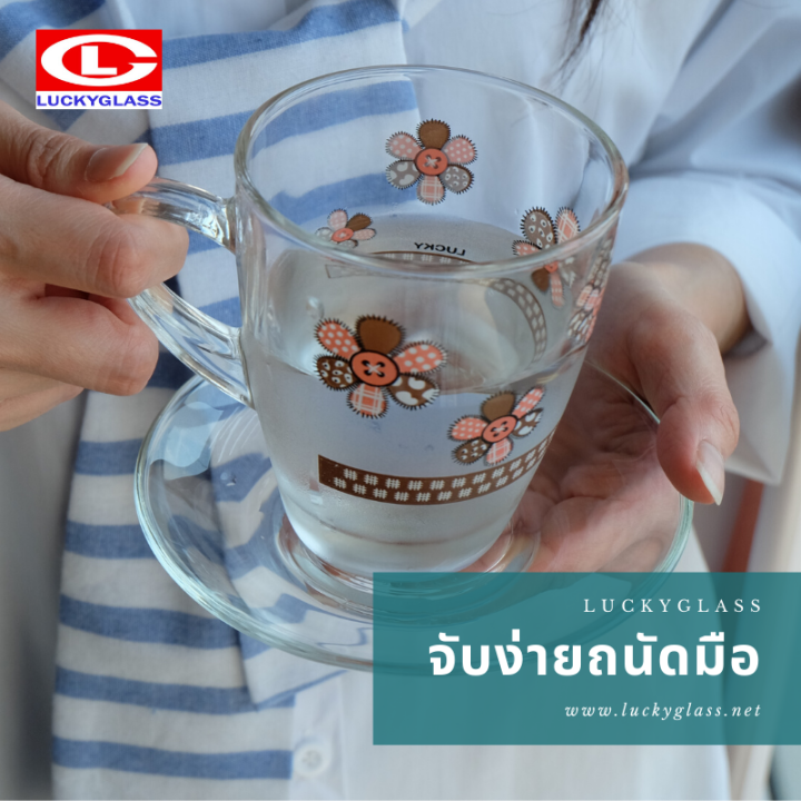 ชุดน้ำชา-lucky-รุ่น-lg-g00002-12-cozy-flower-tea-set-แก้วหูพิมพ์ลาย-cozy-flower-และจานรอง-รวม-12-ชิ้น-ประกันแตก-แก้วใส-แก้วหู-แก้วมัค-แก้วน้ำชา-แก้วกาแฟ-lucky-tea-cup