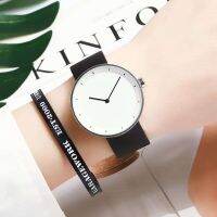 Nordic minimalist design watch for men and women ins niche temperament student 2021 new style no second hand concept silent 【JYUE】