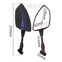 For Honda CB400 CB500X/F CB1300 CB1100 CB1000R CB750 CB650R CB650F Motorcycle Rear View Rearview Mirrors Side Mirror Universal