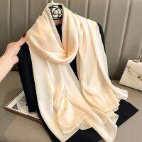 【CW】 Luxury Scarf Silk Headscarf Hijab Designers Muslim Shawl Wrap Turban Bandana Foulard Scarves