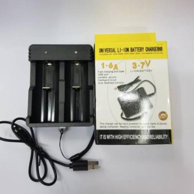 แท่นชาร์จเปล่า กล่องเหลือง HR-189C LI-ION Battery Charger USB ชาร์จถ่าน 3.7V