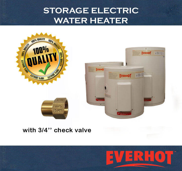 SG OFFICIAL STORE] *SG READY STOCK* Everhot Storage Electric Water Heater  With Bracket holder Check Valve 25L 38L 56L | Lazada Singapore