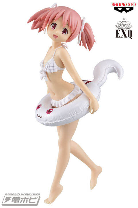 figure-ฟิกเกอร์-งานแท้-100-banpresto-puella-magi-madoka-magica-สาวน้อยเวทมนตร์-มาโดกะ-the-movie-rebellion-exq-madoka-kaname-คานาเมะ-มาโดกะ-ชุดว่ายน้ำ-ver-original-from-japan-anime-อนิเมะ-การ์ตูน-มังงะ