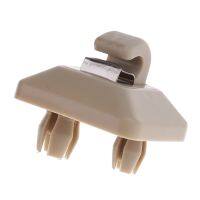 ⊕❁┇ New High Quality 2 Pcs Sun Visor Clip Hook Holder for Audi A5 Q5 13 14 15 Beige Stable characteristics high reliability