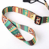 【Cw】Ethnic Style Guitar Strap Adjustable Nylon Clip On You Slew Strap Belt Sling With Hook Read Guitar Accesssorieshot