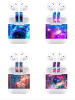 2ชิ้นล็อต Sky Design สติ๊กเกอร์ไวนิลหูฟังหูฟังสำหรับ AirPod Skins สติ๊กเกอร์ Pvc ลอกออกได้