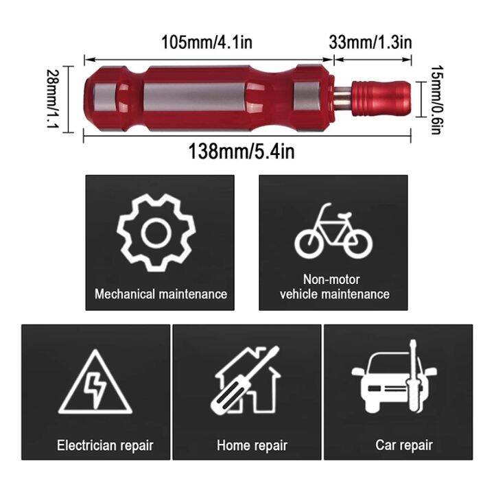 broppe-1-4-inch-hex-quick-change-screwdriver-bit-holder-handle-for-torx-security-phillips-hexagon-square-screwdriver-bits