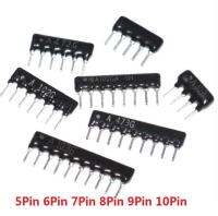 10Pin Network Resistors 1K 10K 100K 2.2K 5.1K 47K 4.7K Resistance A10-102/103/104/222/512/473/472/G/J