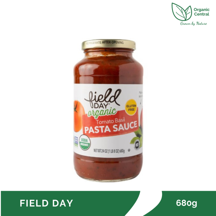 Field Day Organic Tomato Basil Pasta Sauce 680g Lazada PH