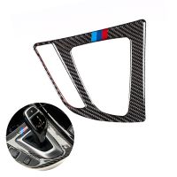 For BMW 3 4 Series F30 F32 2013 2014 2015 2016 2017 2018 Carbon Fiber Car Interior Gear Shift Control Panel Cover Decor