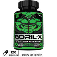 [ ของแท้!! ระวังของปลอม ] GORIL-X Ultimate 6 in 1 Testosterone Booster for Men (60/120 แคปซูล) [ราคา ถูก / ส่ง ]