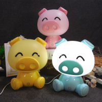 Cartoon Animal Lamp Pig Bear Rabbit Night Lights Led Table Lamp for Baby Kids Bedside Lamp Childrens Gift Christmas Desk Decor