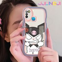 Jlingji เคสสำหรับ Infinix Smart 5 Hot 10 Lite เคส X657C X657การ์ตูน Fury Kuromi ดีไซน์ใหม่ขอบครีมกันกระแทกแบบใสนิ่มเคสเคสมือถือโปร่งใสลายกล้องถ่ายรูปเรียบง่ายอ่อนโยนฝาครอบป้องกัน