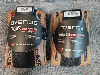 ยางนอก HUTCHINSON OVERIDE (700x50C &lt;=&gt; 29 x 2.0)(650x47C &lt;=&gt; 27.5 x 1.75)