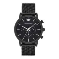 นาฬืกาข้อมือผู้ชาย EMPORIO ARMANI Renato Chronograph Black Dial Mens Watch AR2498