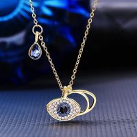 【DT】hot！ Turkish Evil Pendant Choker Necklace Layer Eyes Clavicle Chain Jewelry Wome