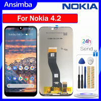 Ansimba หน้าจอ LCD ต้นฉบับสำหรับ Nokia 4.2หน้าจอ LCD ชุดหน้าจอสัมผัสดิจิไทเซอร์พร้อมกรอบสำหรับ Nokia 4.2 TA-1184 TA-1149 TA-1150หน้าจอแสดงผลพร้อมเครื่องมือฟรี