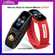 VUAERANG Dây Đeo Silicon Vẽ Tranh Mới 2022 Cho Mi Band 7 6 5 Vòng Đeo Tay