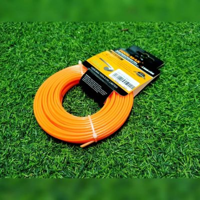 🇹🇭 TOOLMAK 🇹🇭 เอ็นตัดหญ้า รุ่น TMK19217 (แบบกลมสีส้ม) 2.5 มิล 15 เมตร สายเอ้นตัดหญ้า จัดส่ง KERRY 🇹🇭