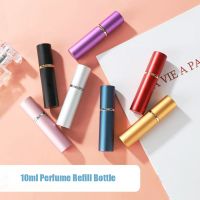 【YP】 10ml Refillable Perfume Atomizer Spray Bottle Glass Parfume Bottles Aluminum Jars Atoizers Tools New