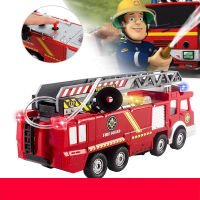 Fire Engine Truck Toy With Light &amp; Sound Fire Safety Cars for Kids Toy Boys Gift ของเล่นสำหรับเด็กรถดับเพลิงของเล่นที่มีเสียงแสงเสียงความปลอดภัยจากอ