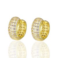 【YP】 Huitan Round Earrings Female Jewelry for Engagement Ear Hoops Accessories 2023