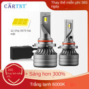 CarTnT 2 Chiếc Đèn Pha Ô Tô Đèn Pha LED Xe Hơi 26000LM 120W Đèn Sương Mù