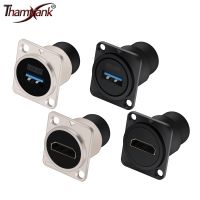 ☈☢ ldqnk2 1pc D Type Metal USB 2.0/3.0 CAT6 Type C HDMI-Compatible Socket Female to Jacks Panel Mounting Connectors