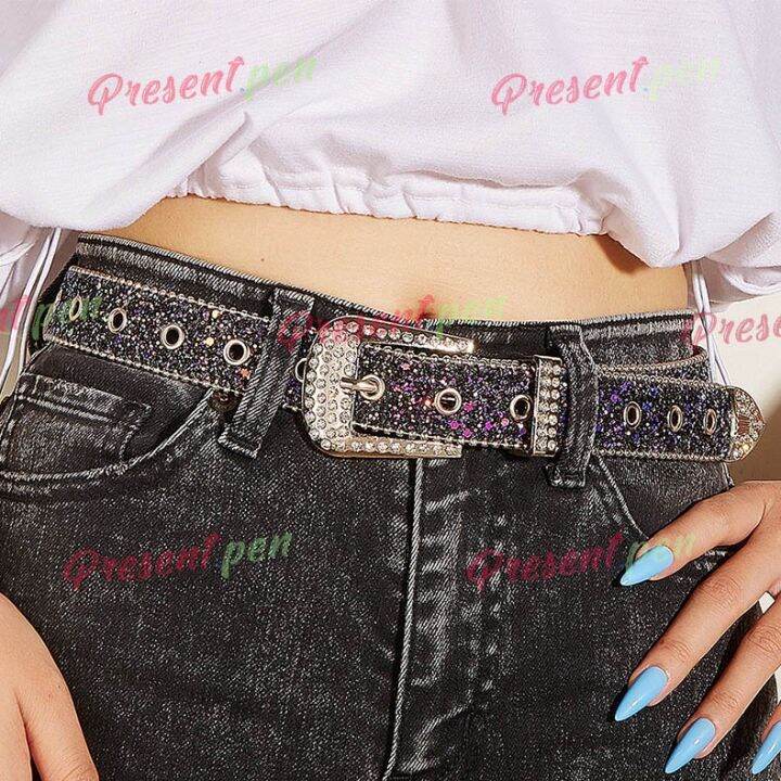 เข็มขัด-วินเทจ-rhinestone-สไตล์ยุโรป-bv214-belt