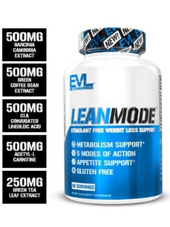 evlution-nutrition-lean-mode-150-capsules-stimulant-free-weight-loss-support-and-diet-system-with-green-coffee-carnitine-cla-green-tea-garcinia-cambogia-for-fat-burning-and-metabolism-ลดไขมัน-ลดน้ำหนั