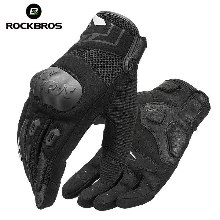 ROCKBROS Cycling Gloves AntiCollision Shockproof Motorcycle Gloves