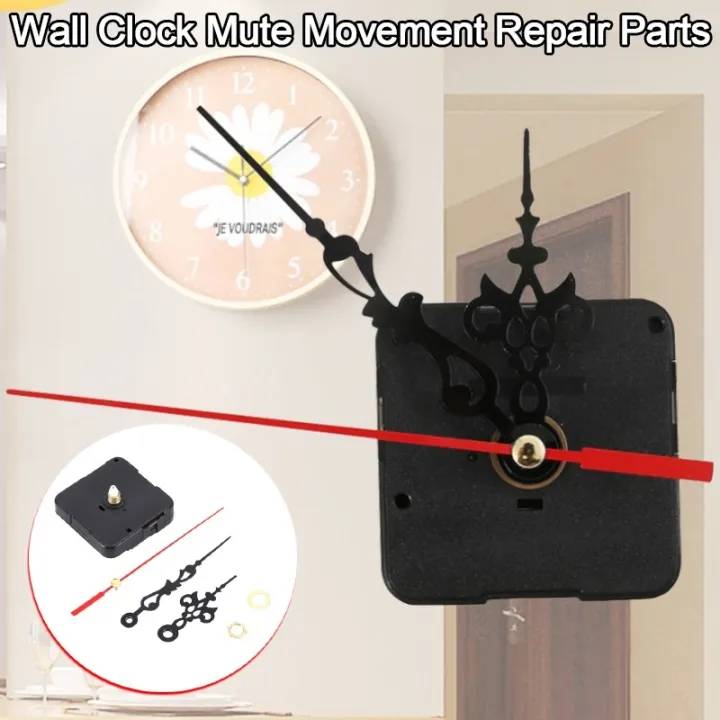Home Wall Clock Mute Quartz Movement Repair Parts Replace Sets Include